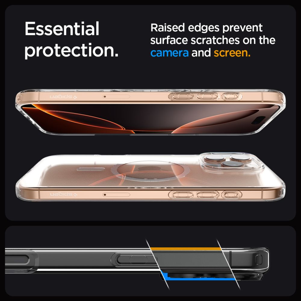 Калъф Spigen Liquid Crystal - iPhone 16 Pro - Прозрачен