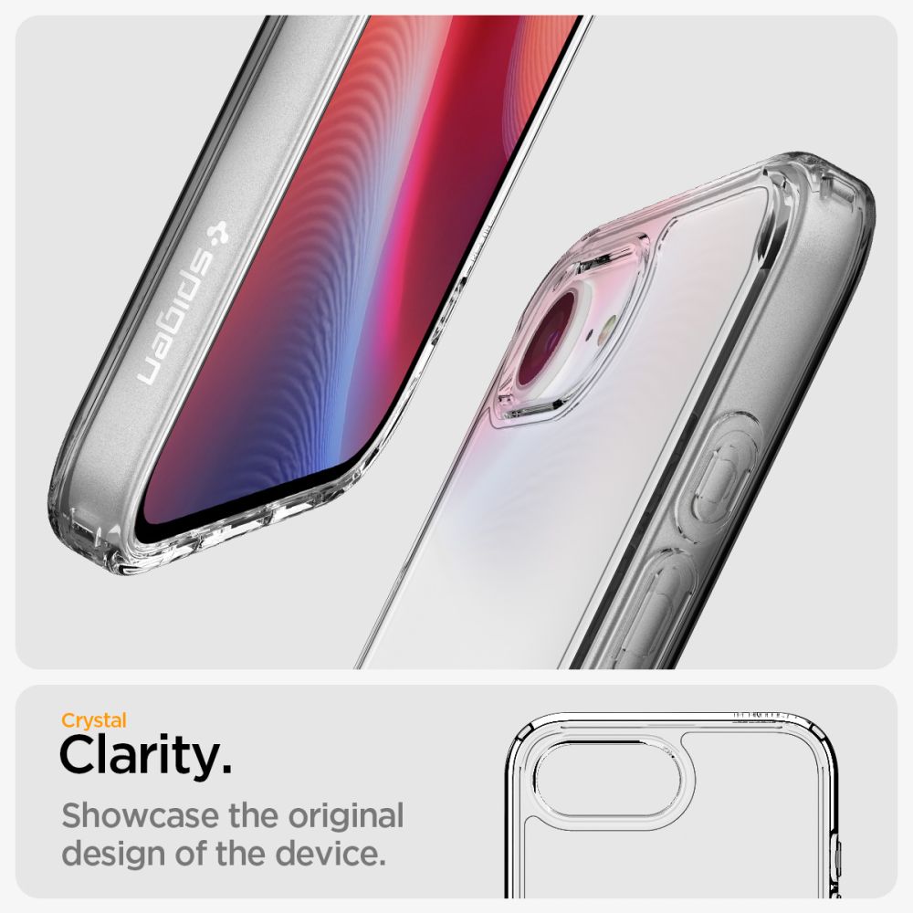 Калъф Spigen Ultra Hybrid - iPhone 16 - Прозрачен