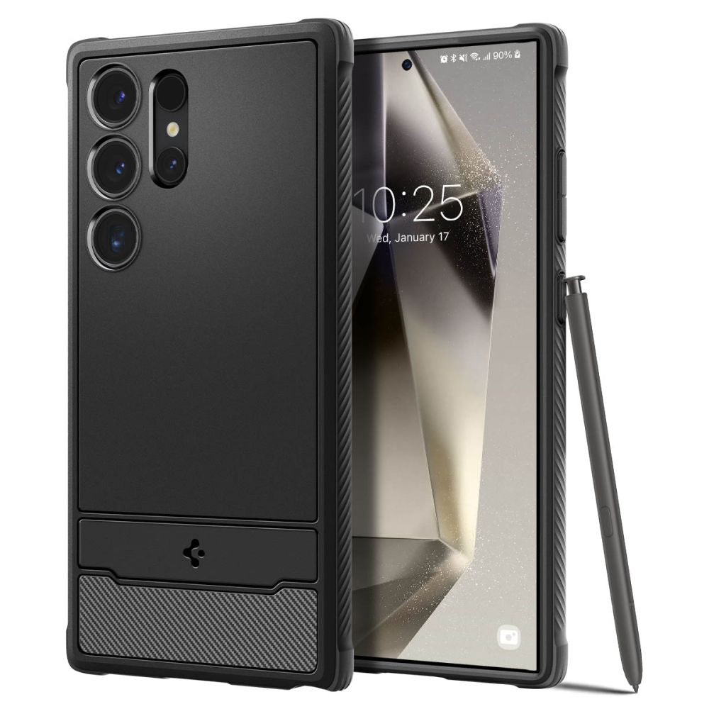 Калъф Spigen Rugged Armor - Galaxy S24 Ultra - Черен