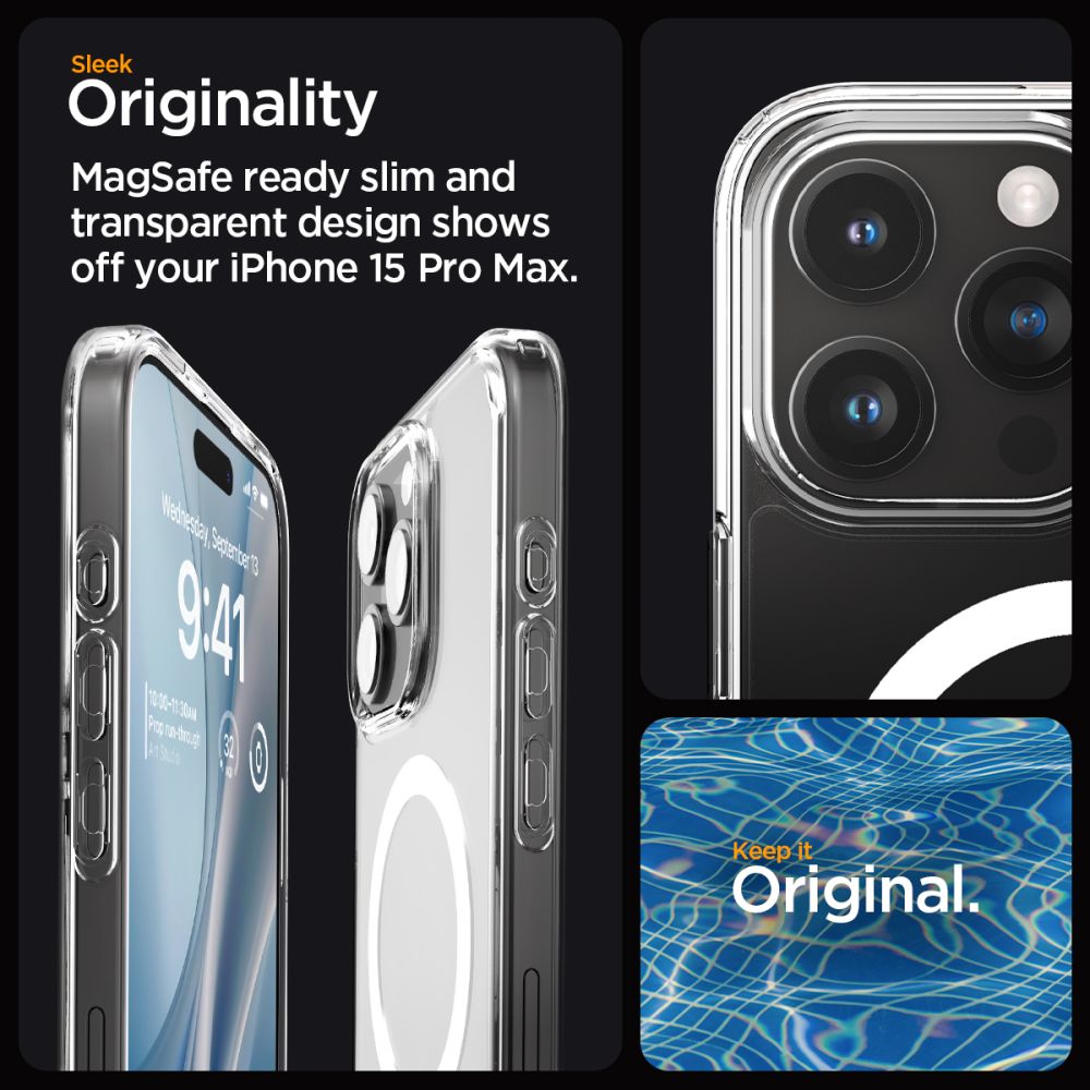 Калъф Spigen Ultra Hybrid - iPhone 15 Pro Max - Бял