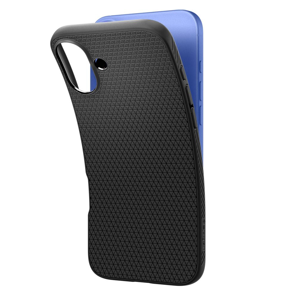 Калъф Spigen Liquid Air - iPhone 16 - Черен