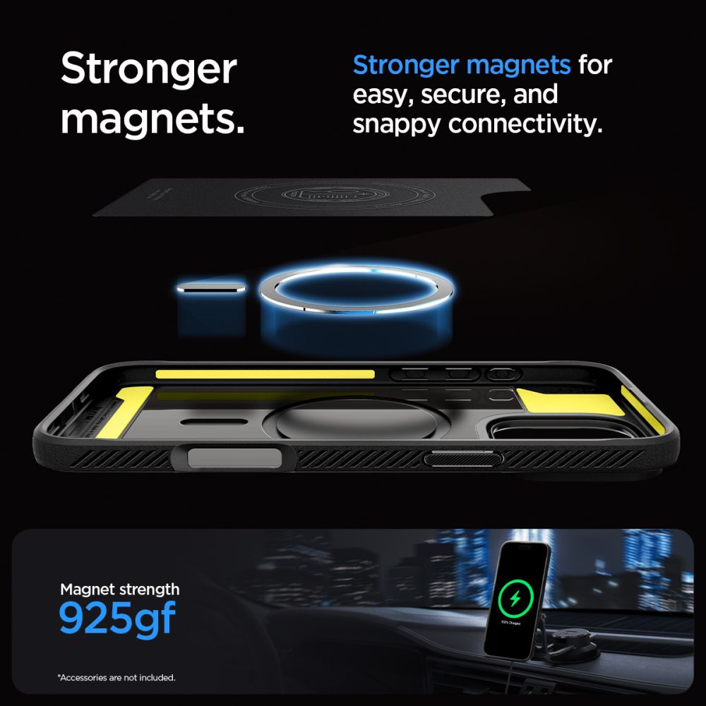 Калъф Spigen Rugged Armor - iPhone 16 Pro - Черен