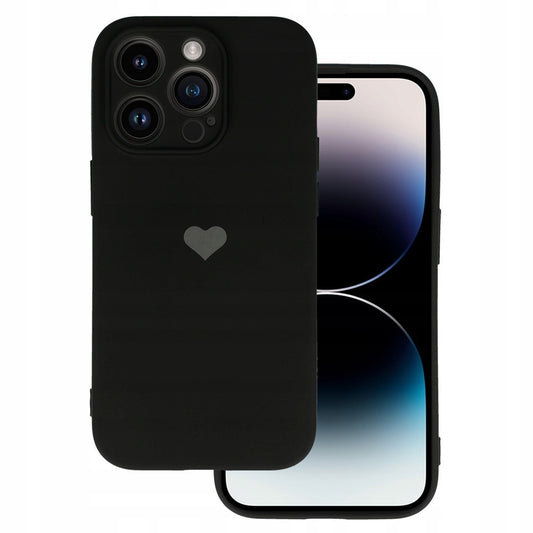 Vennus Силиконов Heart Калъф–Samsung Galaxy A22 4G –Черен