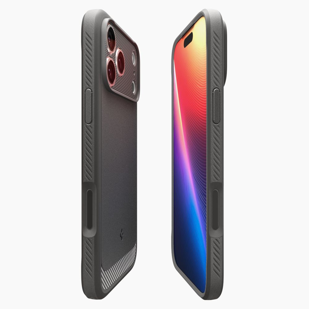Калъф Spigen Rugged Armor - iPhone 17 Pro Max - Сив