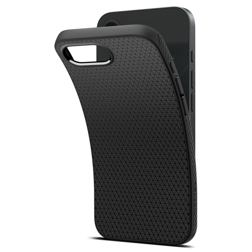 Калъф Spigen Liquid Air - iPhone 16 - Черен