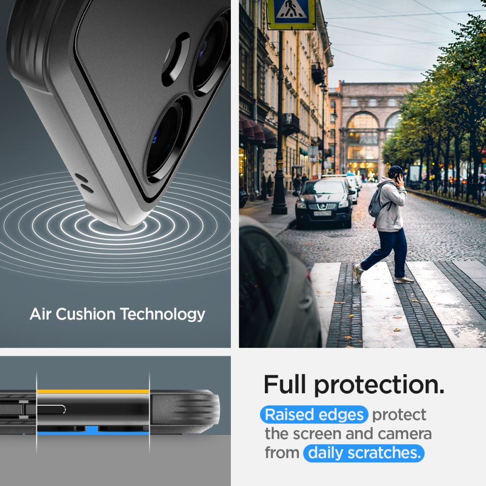 Калъф Spigen Rugged Armor - Galaxy S24 - Черен