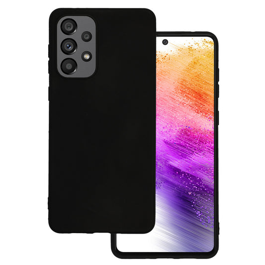 Калъф Мат–Samsung Galaxy A73 5G–Черен