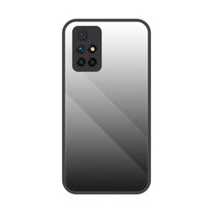 Калъф с гръб от калено стъкло–Xiaomi Redmi Note 11 4G–Черно