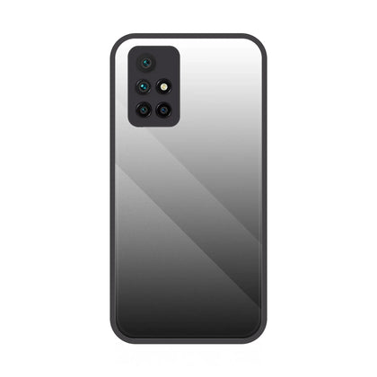 Калъф с гръб от калено стъкло–Xiaomi Redmi Note 11 4G–Черно