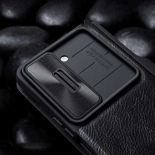 Nillkin - Qin Pro Leather Case - Samsung Galaxy Z Fold5 - Black