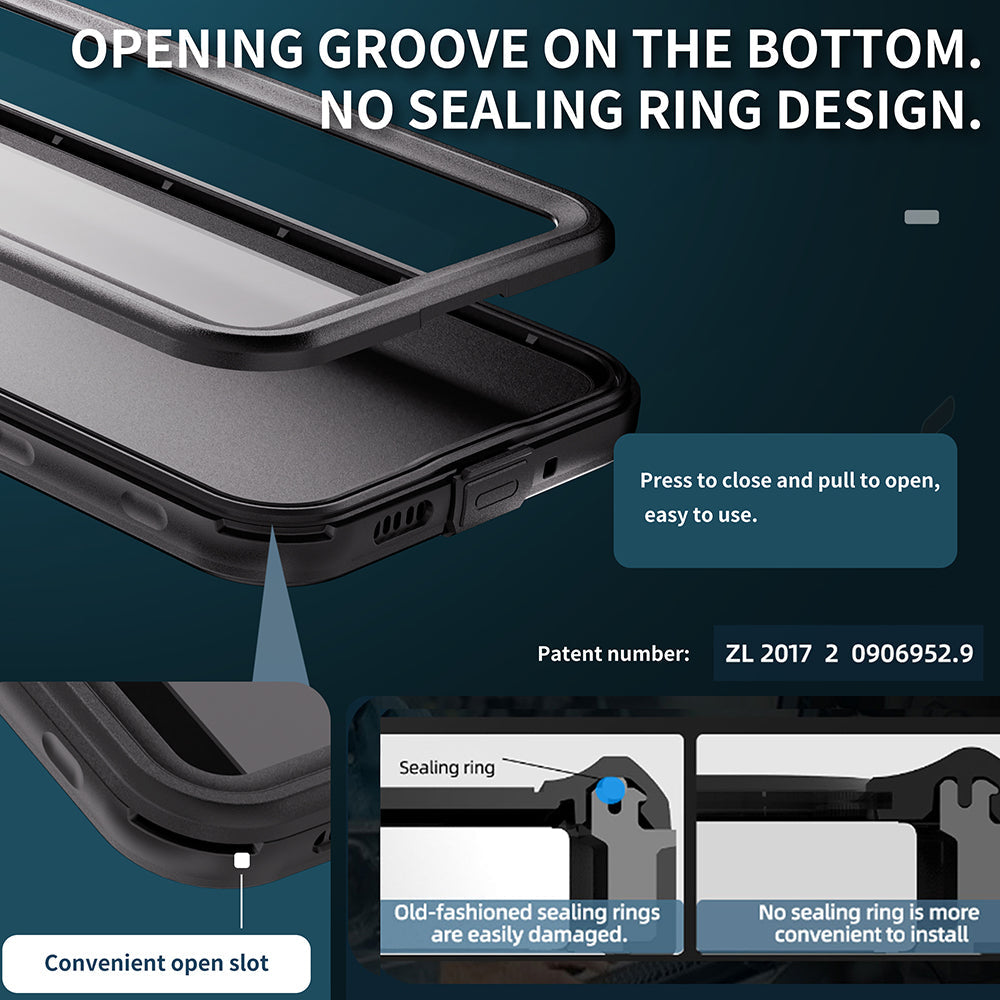 Калъф ShellBox Case Waterproof IP68 - Samsung Galaxy A16 4G - Черен
