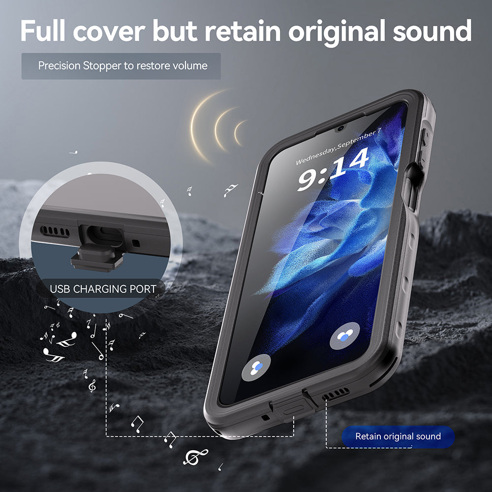 Калъф ShellBox Case Waterproof IP68 - Samsung Galaxy A16 4G - Черен