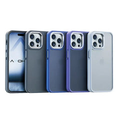 Премиум Smoked калъф–iPhone 14 Pro Max–Черен