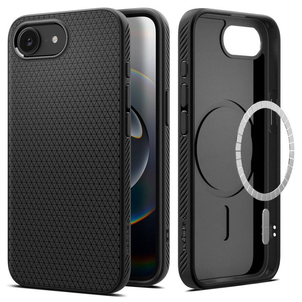 Калъф Spigen Liquid Air - iPhone 16 - Черен