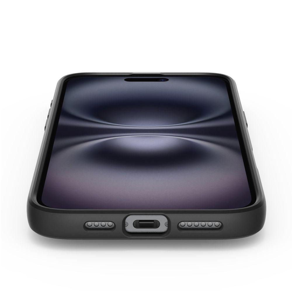 Калъф Spigen Liquid Air - iPhone 16 - Черен