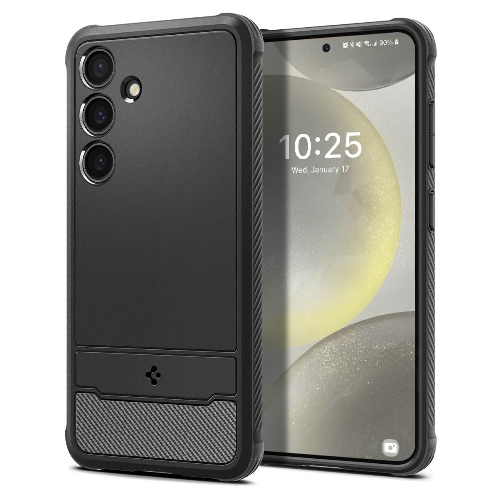 Калъф Spigen Rugged Armor - Galaxy S24 - Черен