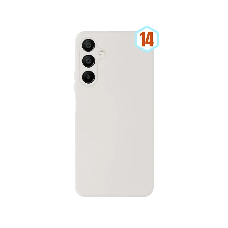 Силиконов калъф Skin Effect–Samsung A15–Бяло Мат (14)