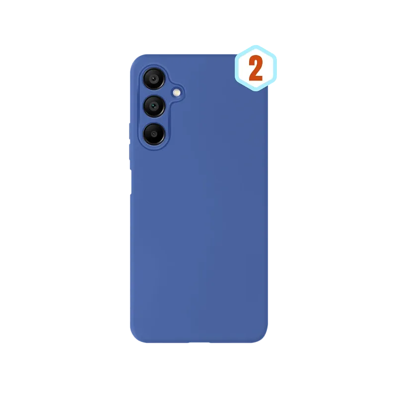 Силиконов калъф Skin Effect–Samsung A15–Navy Blue (02)