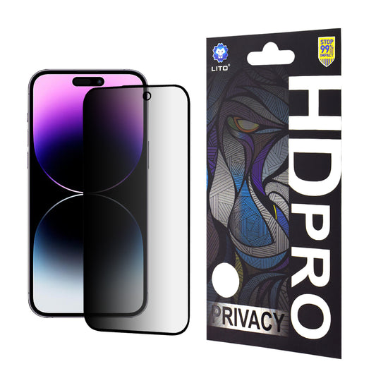 Стъклен протектор Lito Privacy - iPhone 14 Pro Max