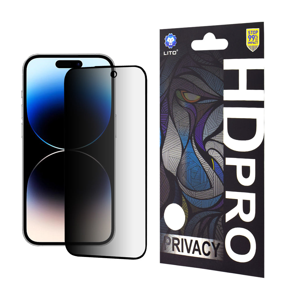 Стъклен протектор Lito Privacy - iPhone 14 Pro