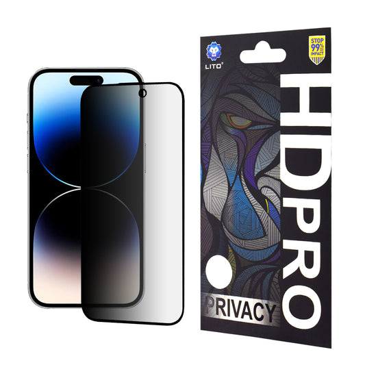 Стъклен протектор Lito Privacy - iPhone 14 Pro