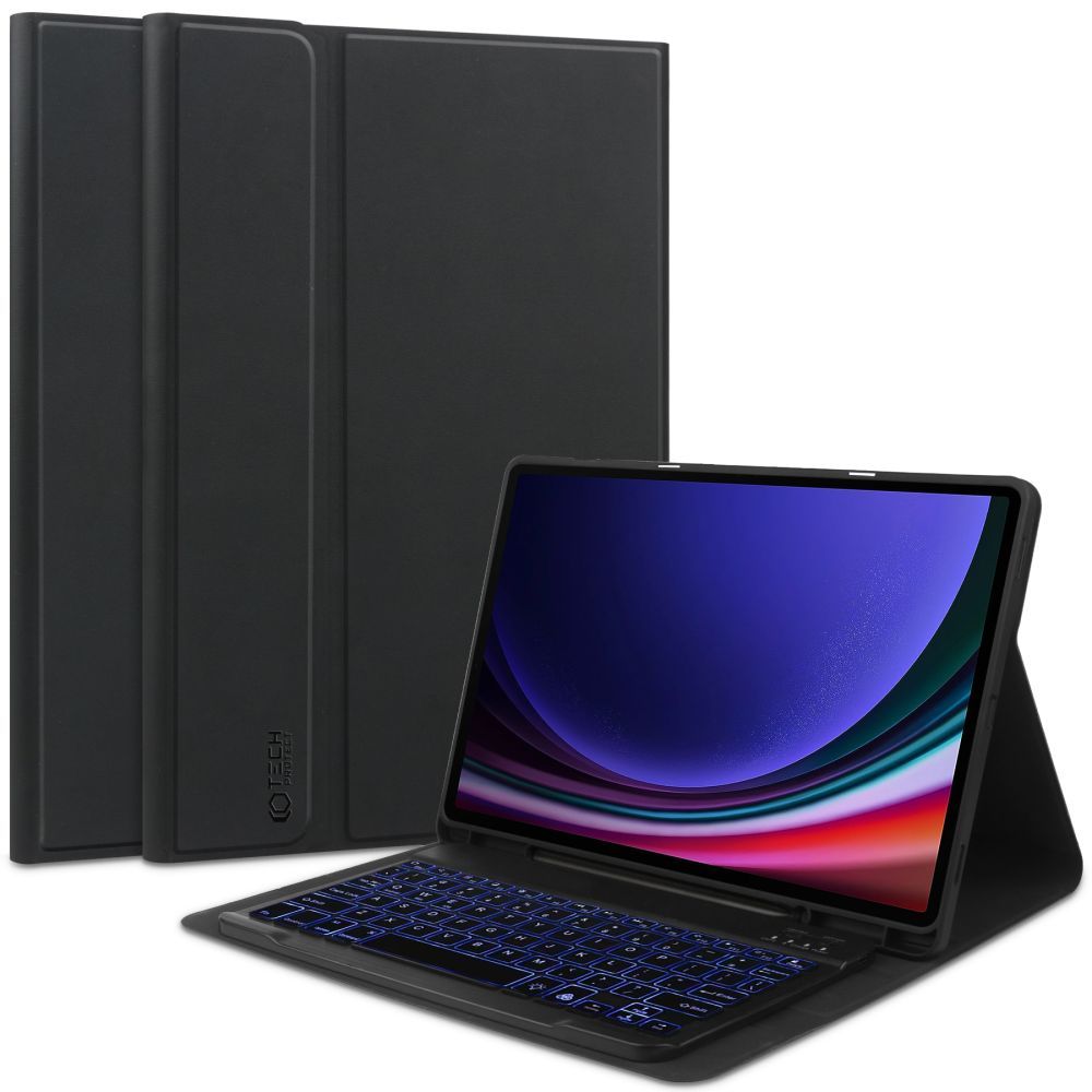 Tech-Protect SC Pen + Keyboard - TECH-PROTECT Sc Pen + Keyboard Galaxy Tab S9 11.0 - Черен