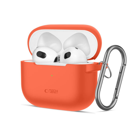 Tech-Protect Silicone Hook - Apple AirPods 3 - Оранжев