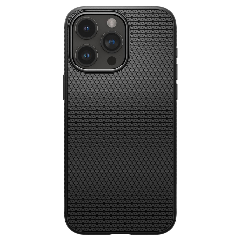 Калъф Spigen Liquid Air - iPhone 15 Pro - Черен