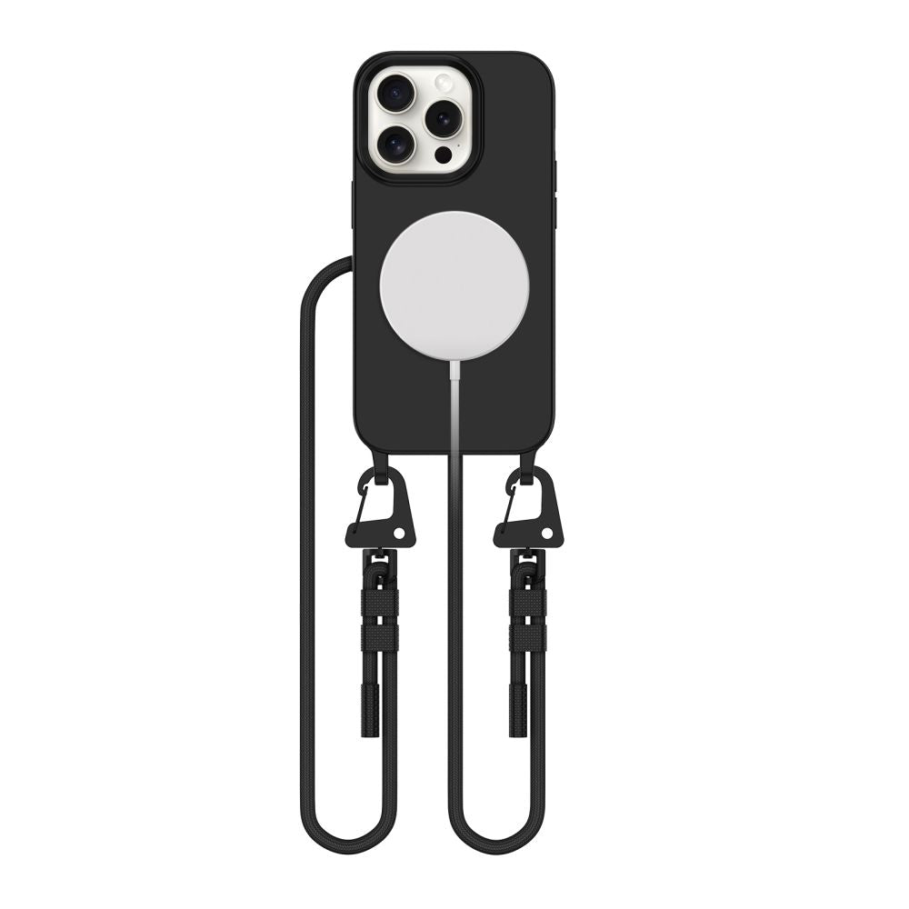Калъф Tech-Protect Magnecklace - iPhone 15 Pro - Черен