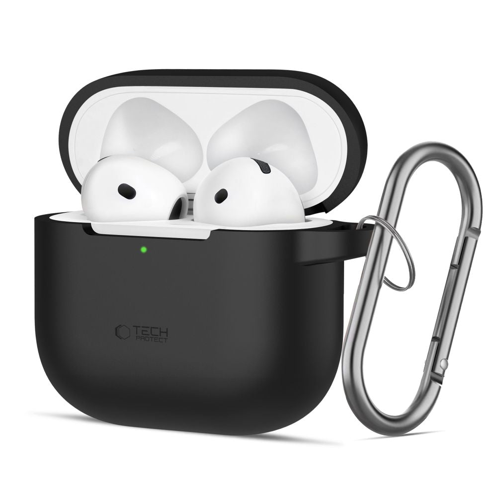 Tech-Protect Silicone Hook - Apple AirPods 4 - Черен