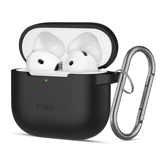 Tech-Protect Silicone Hook - Apple AirPods 4 - Черен