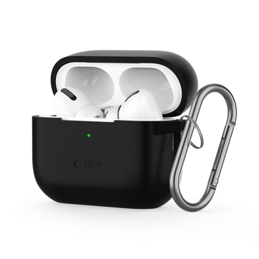 Tech-Protect Silicone Hook - Apple AirPods Pro 1 - Черен