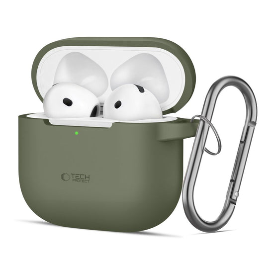 Tech-Protect Silicone Hook - Apple AirPods 4 - Зелен