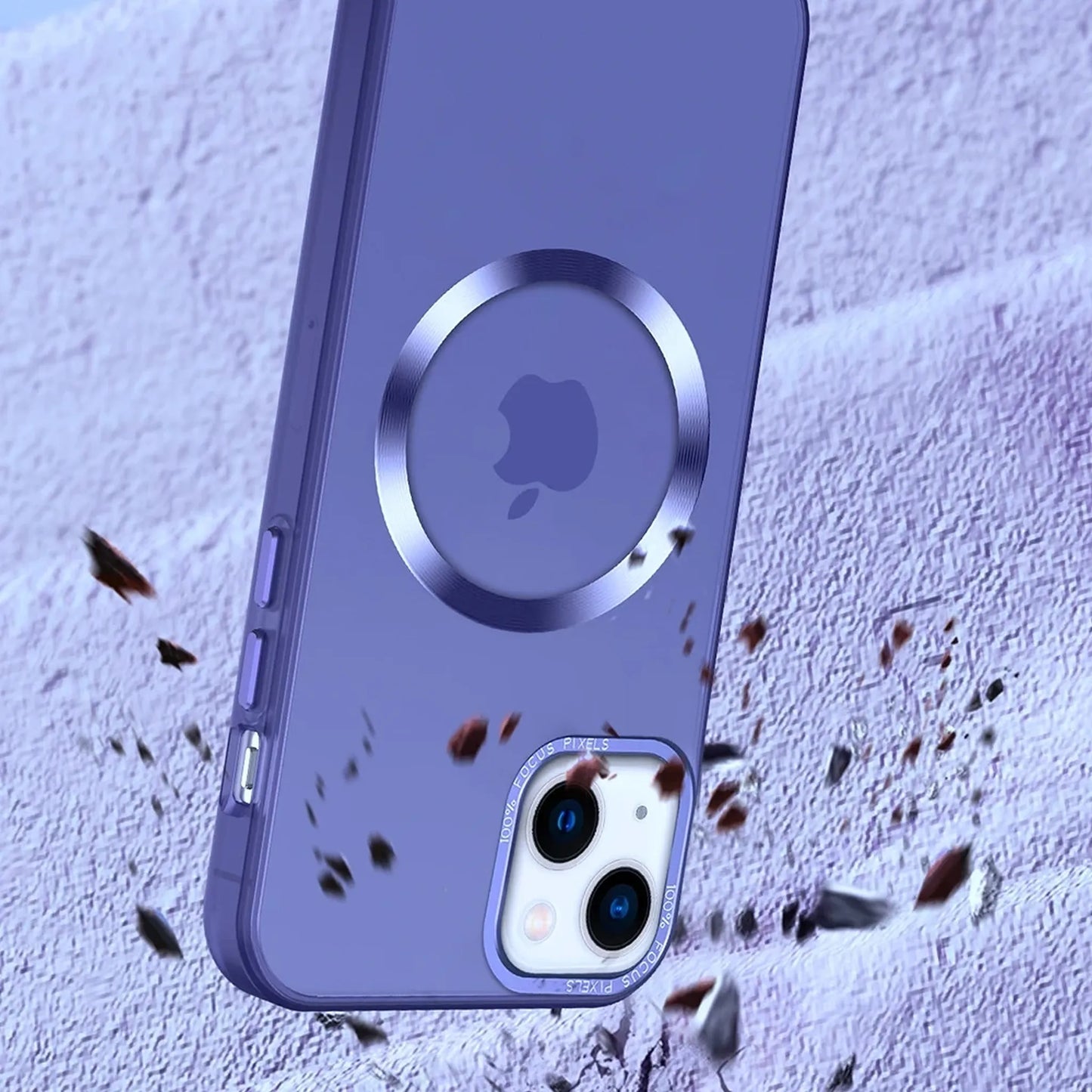 Калъф Magsafe Smoked защита на камерата–iPhone 13 – Розово