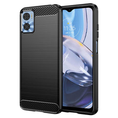 Techsuit - Carbon Silicone - Motorola Moto E22 / Moto E22i - Black