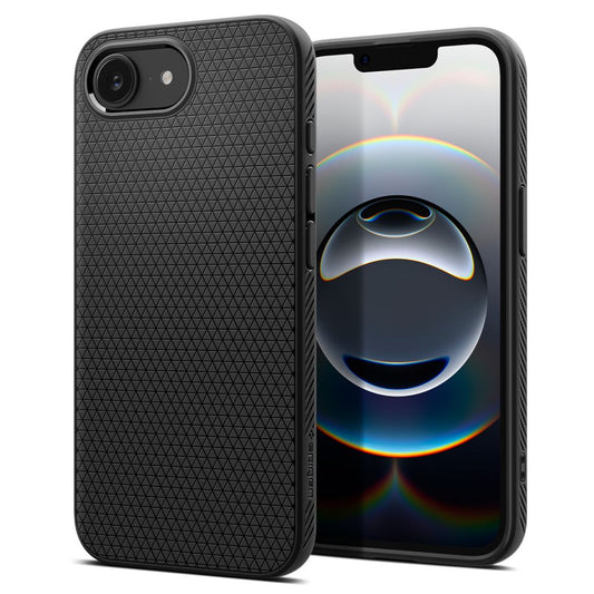 Калъф Spigen Liquid Air - iPhone 16 - Черен