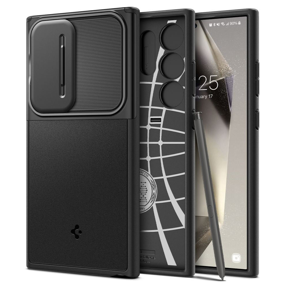 Калъф Spigen Optik Armor - Galaxy S24 Ultra - Черен