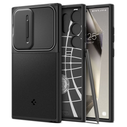 Калъф Spigen Optik Armor - Galaxy S24 Ultra - Черен