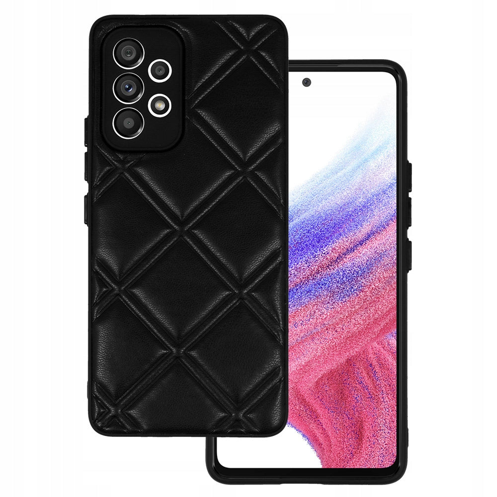 Leather 3D Калъф–Samsung Galaxy A53 5G –Черен