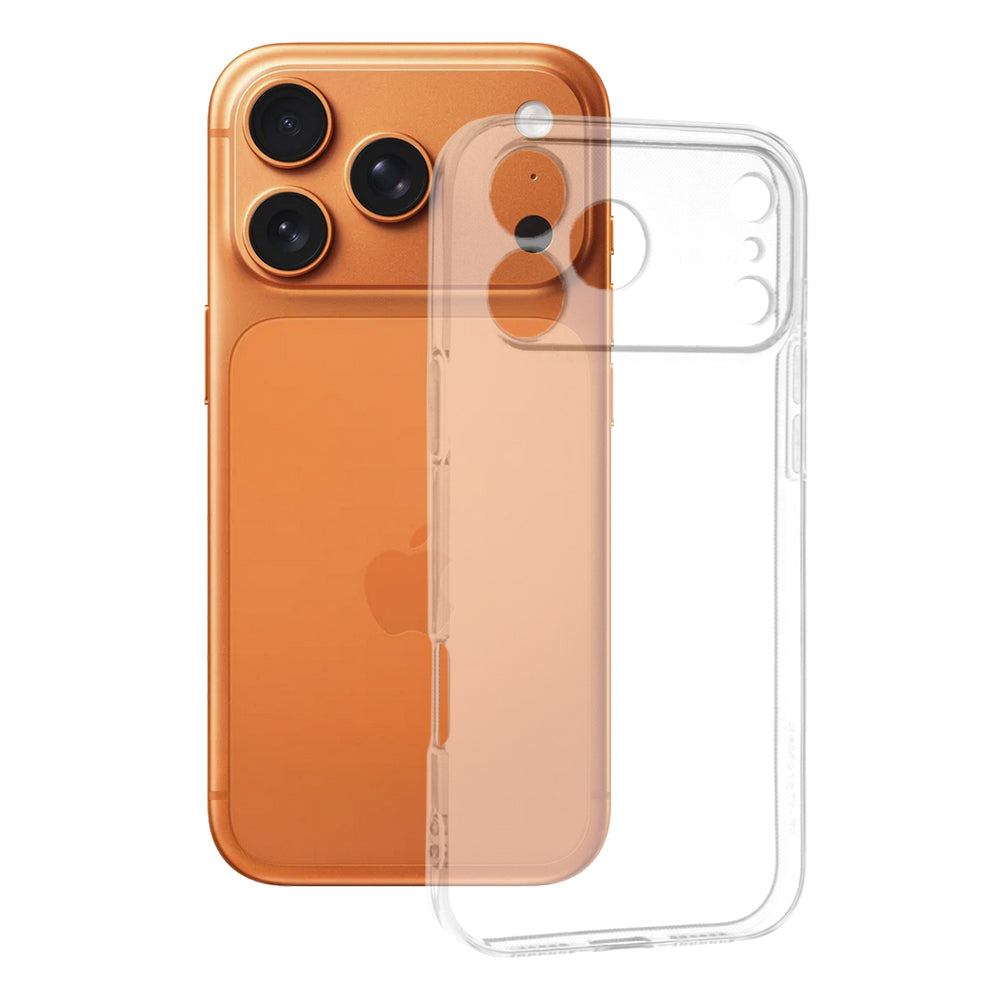 Калъф Techsuit Silicone Clear - iPhone 17 Pro Max - Прозрачен