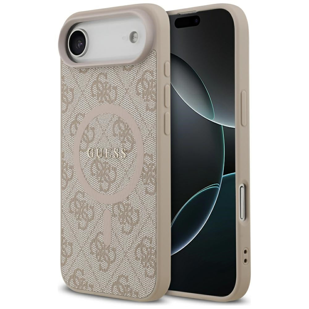 Калъф Guess 4G - MagSafe - iPhone 17 Air - Розов