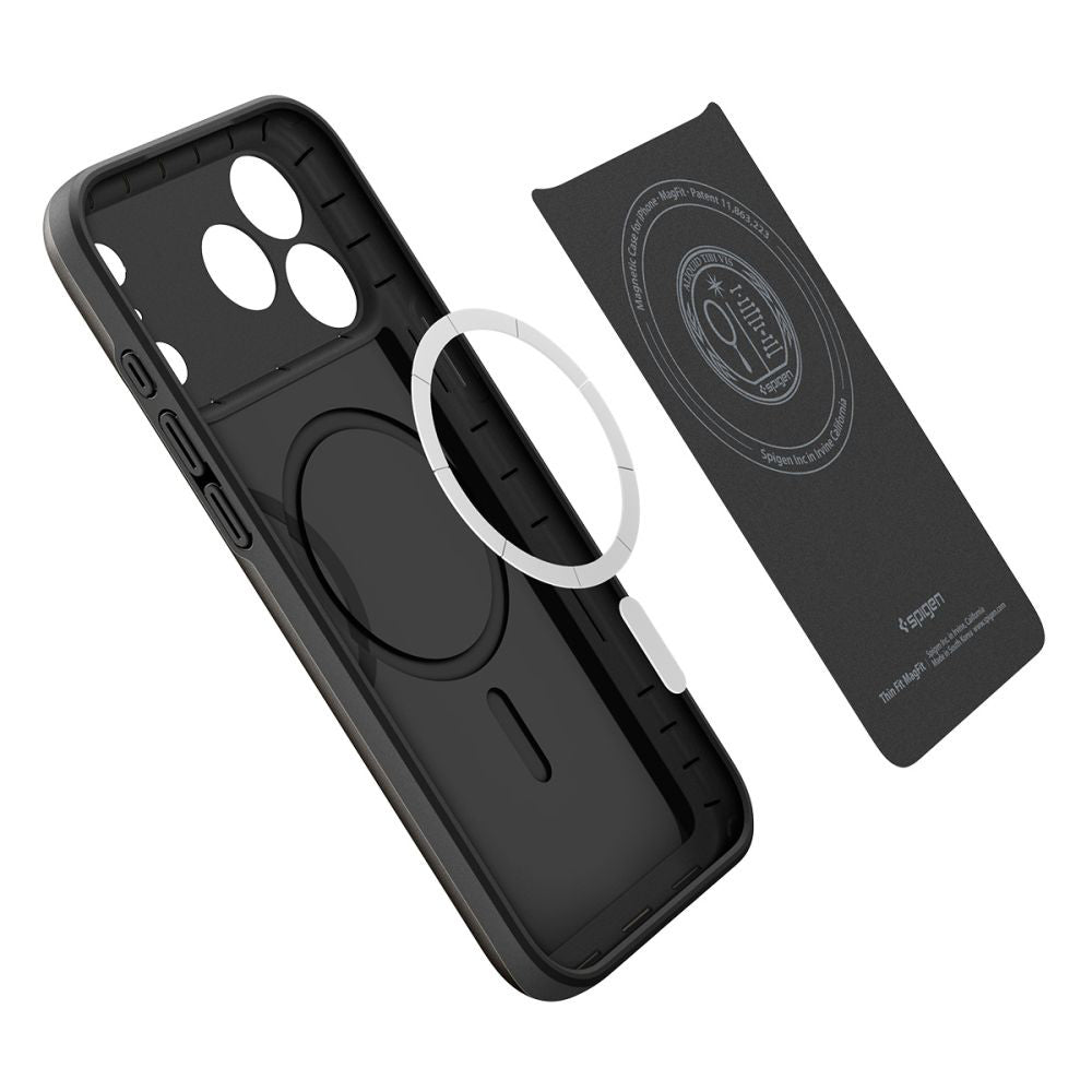 Калъф Spigen Thin Fit - MagSafe - iPhone 17 Pro Max - Черен