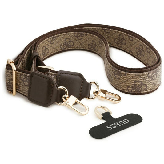 Калъф Guess 4G Strass - MagSafe - iPhone 17 Pro - Кафяв