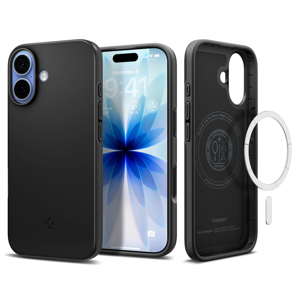 Калъф Spigen Thin Fit - MagSafe - iPhone 17 - Черен