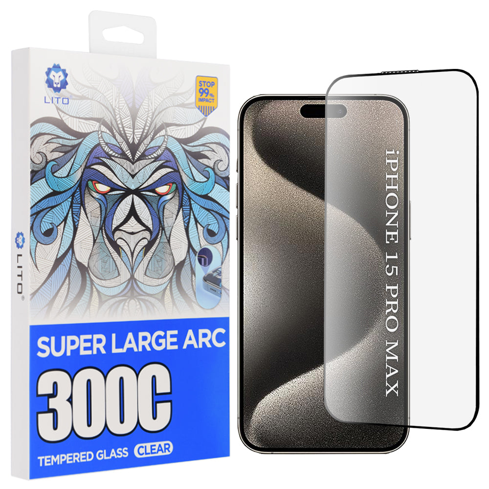 Стъклен протектор Lito D+ Max 300C - iPhone 15 Pro Max