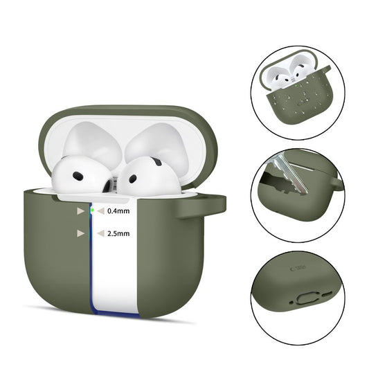 Tech-Protect Silicone Hook - Apple AirPods 4 - Зелен