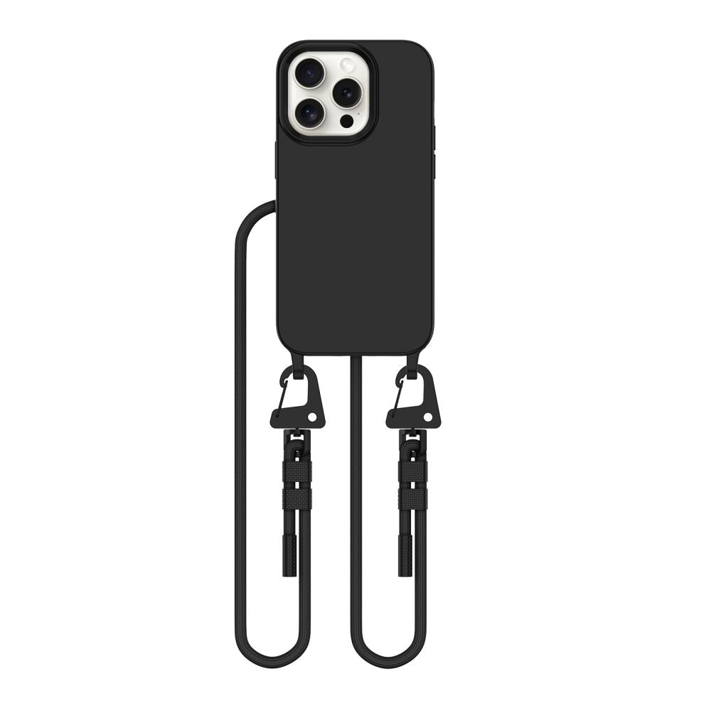 Калъф Tech-Protect Magnecklace - iPhone 15 Pro - Черен