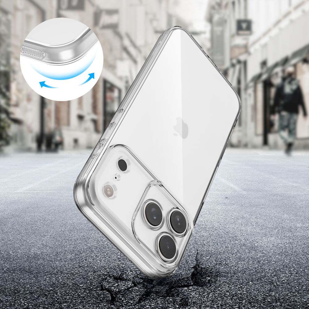 Калъф Tech-Protect Flexair - iPhone 17 Pro - Прозрачен