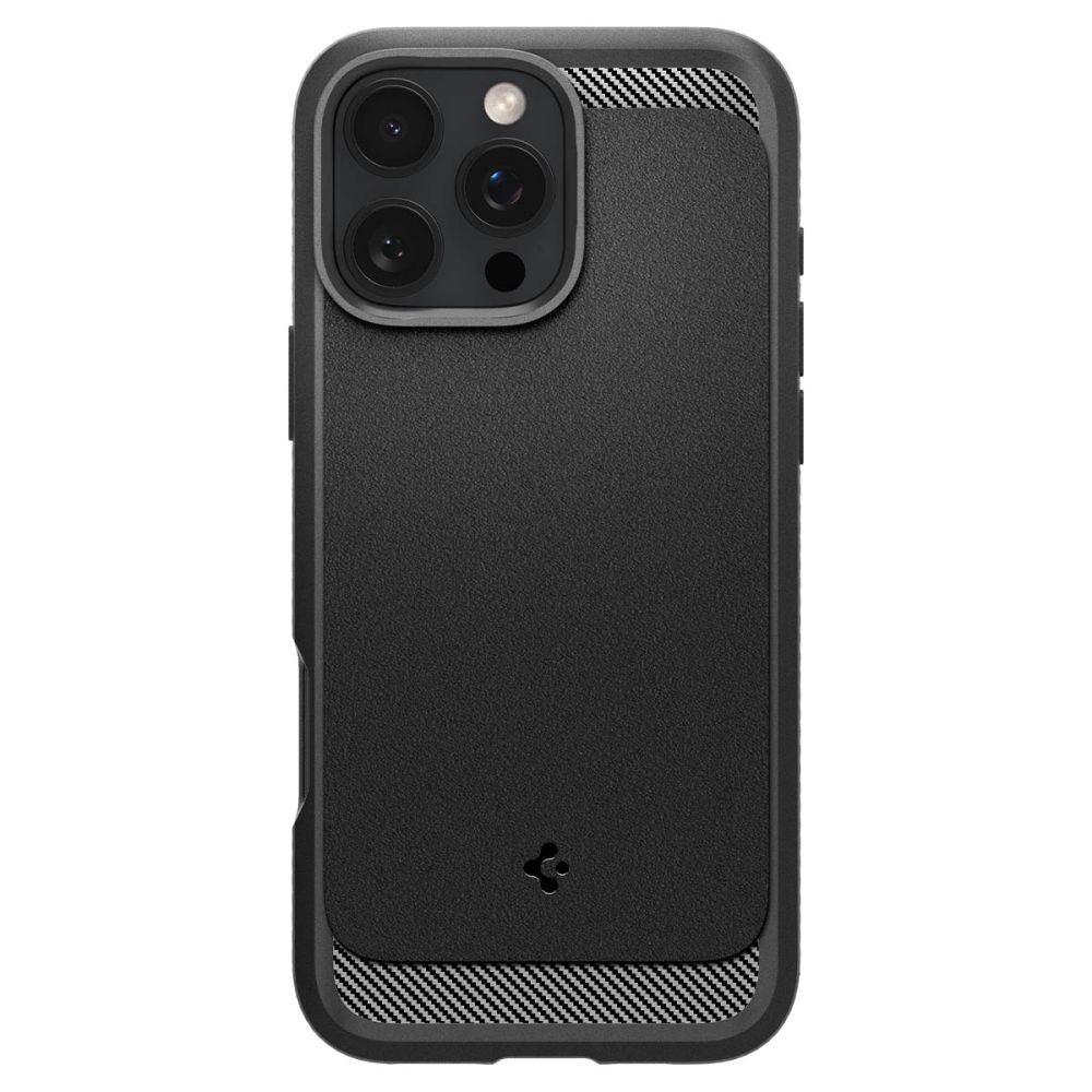 Калъф Spigen Rugged Armor - iPhone 16 Pro - Черен