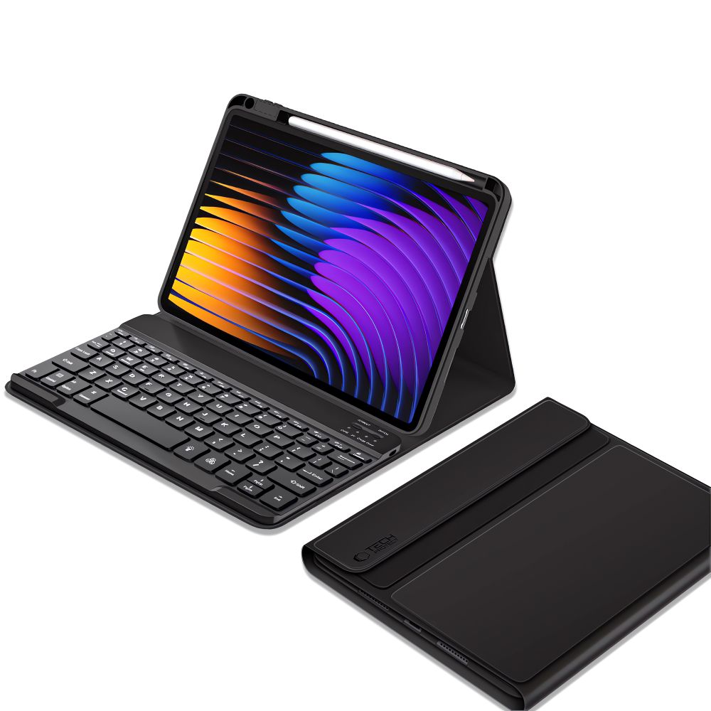 Tech-Protect SC Pen + Keyboard - Xiaomi Pad 7 - Черен